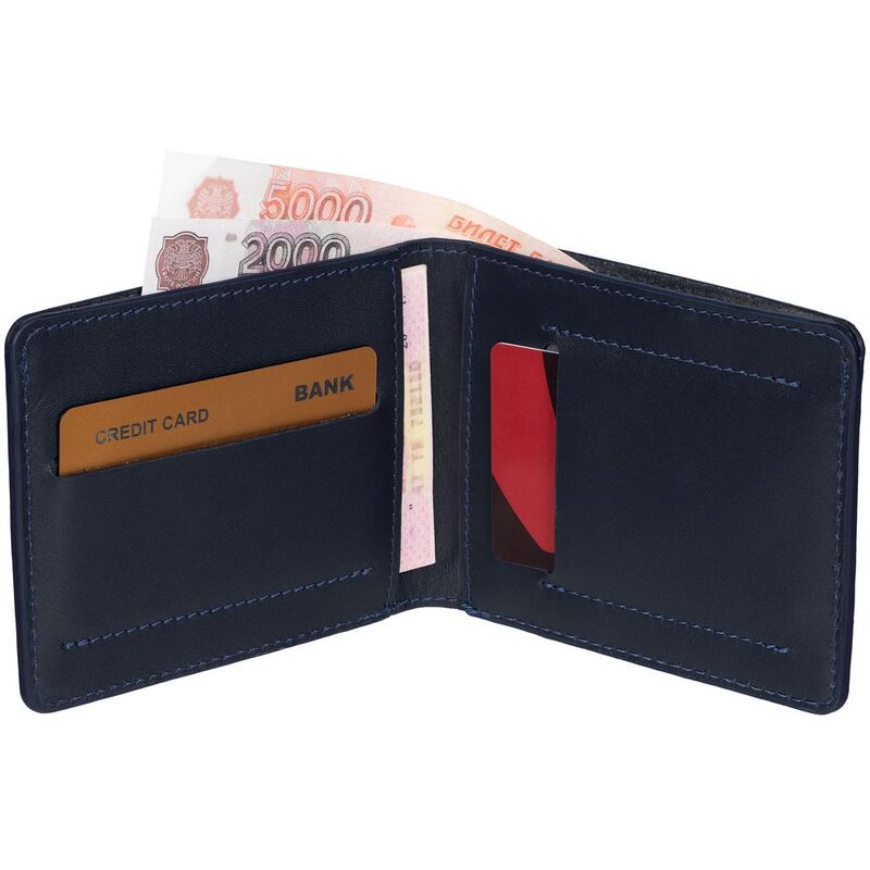 Портмоне Remini, темно-синее арт.55607.40