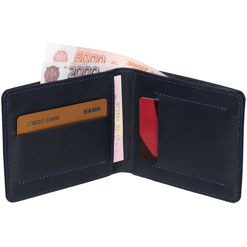 Портмоне Remini, темно-синее арт.55607.40