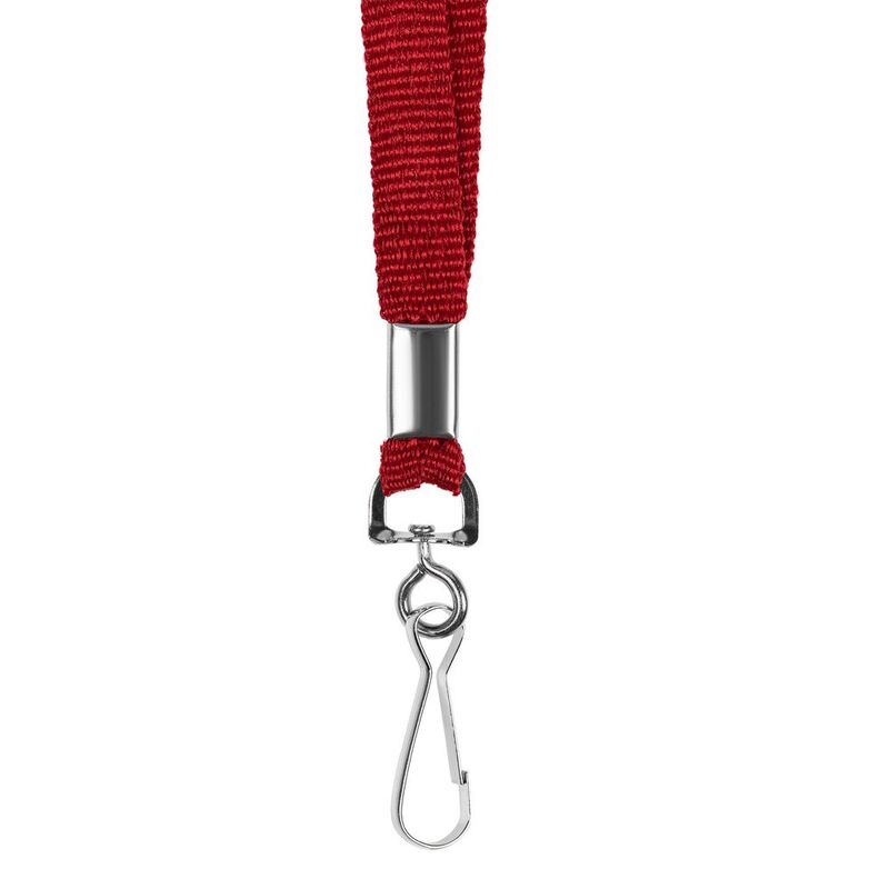 Лента с карабином Colorplan, красная арт.16906.50