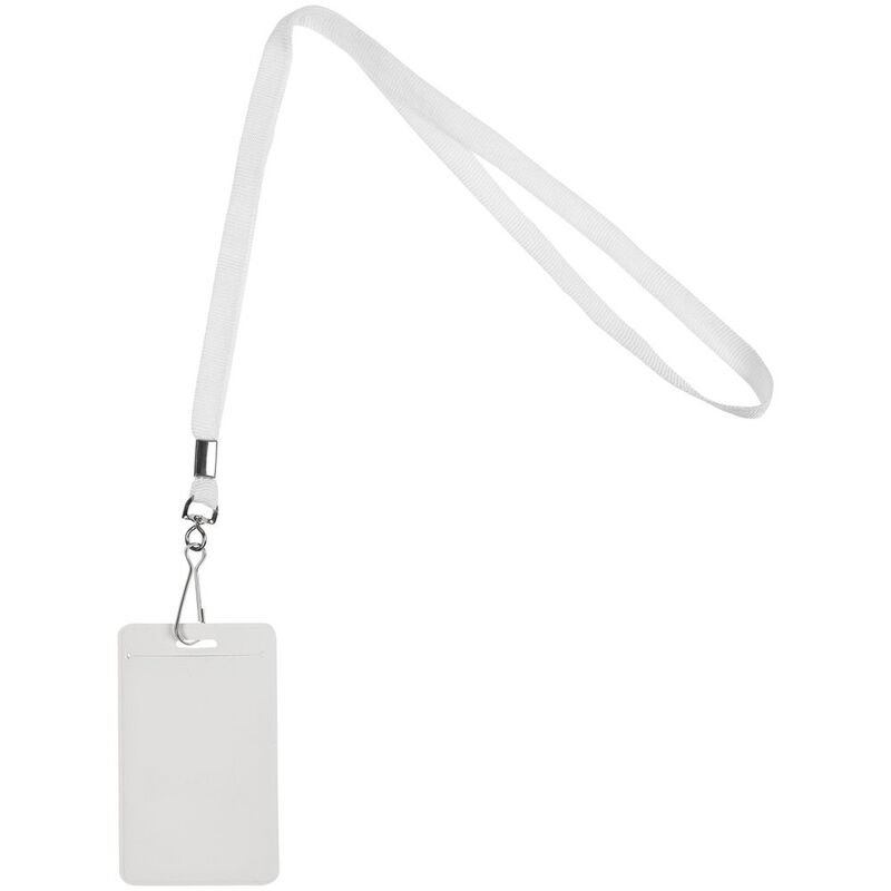 Лента с карабином Colorplan, белая арт.16906.60