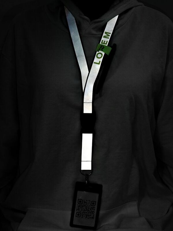 Лента светоотражающая Interlevel, красная с серым арт.16136.15