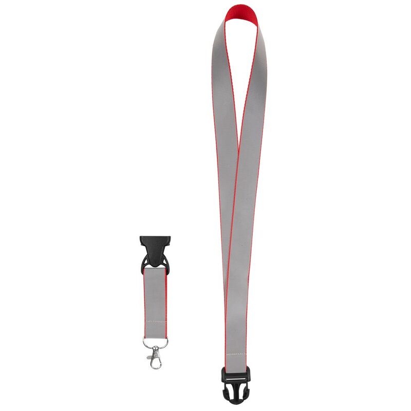 Лента светоотражающая Interlevel, красная с серым арт.16136.15