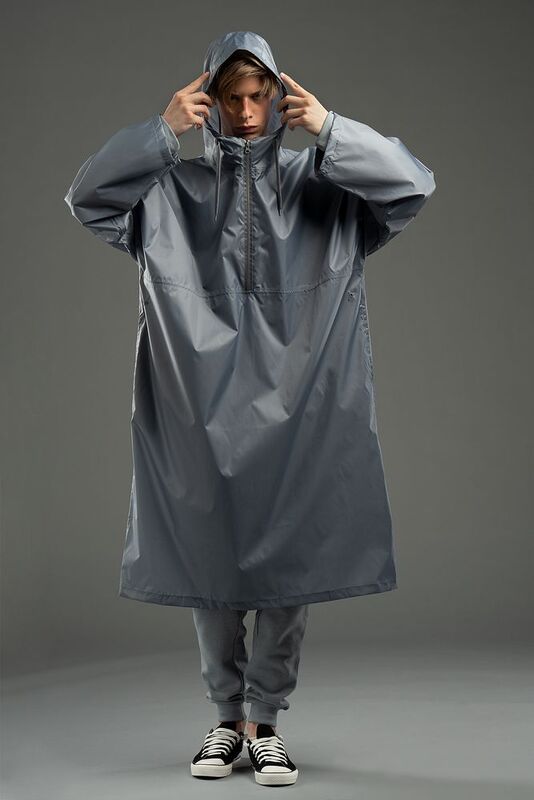 Дождевик-анорак R1, серый арт.15201.11