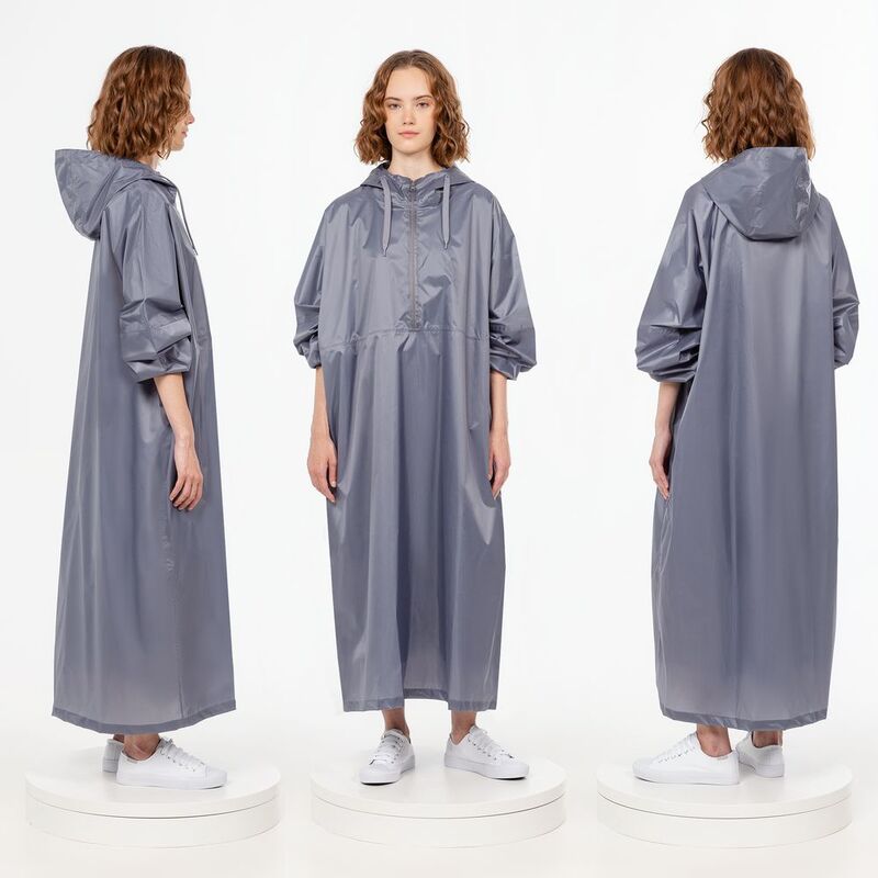 Дождевик-анорак R1, серый арт.15201.11