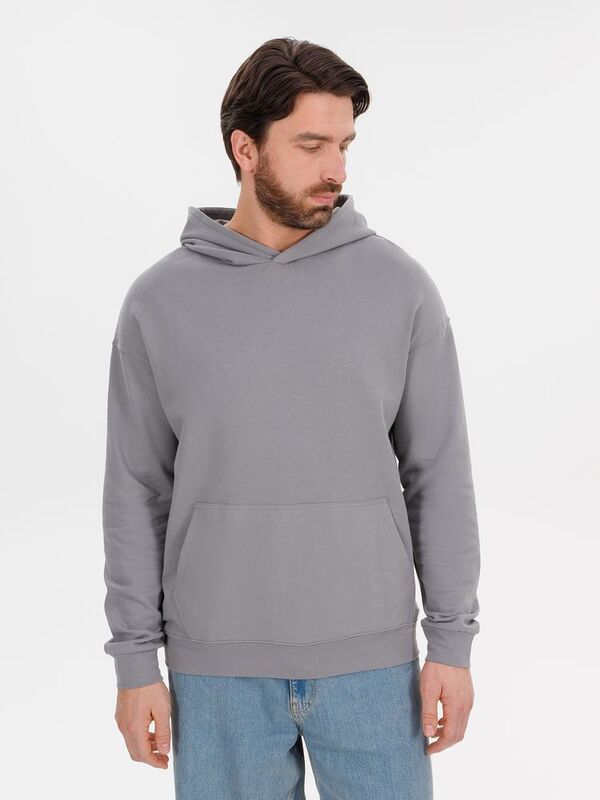 Худи оверсайз унисекс Outshine, серое арт.15029.11