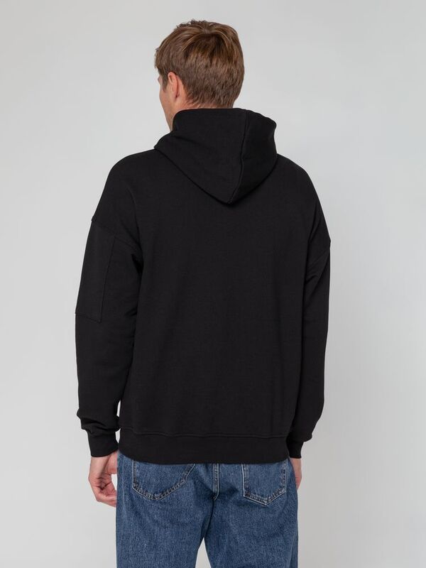 Худи унисекс Hand Some, черное арт.15502.30