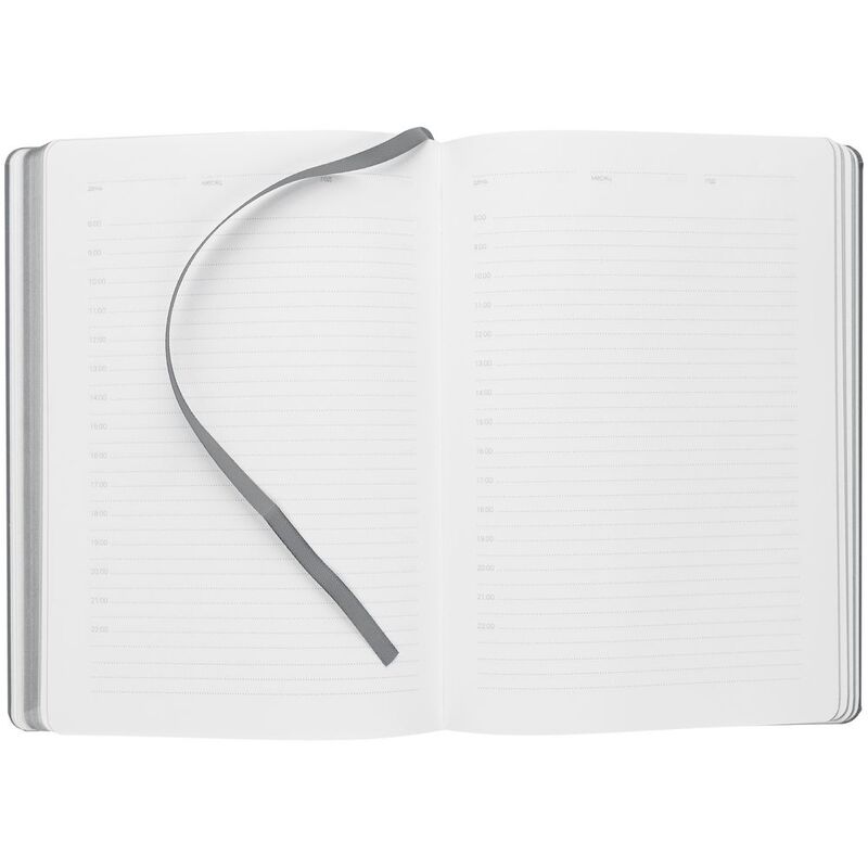 Ежедневник New Factor, недатированный, серый арт.22599.11