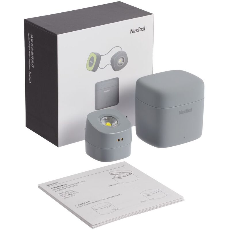 Налобный фонарь Night Walk Headlamp, серый арт.15239.10