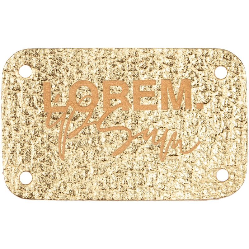 Лейбл Corolla Metal, S, золотой арт.16180.00