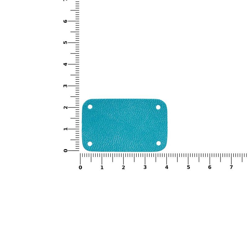 Лейбл Eta Latte, S, бирюзовый арт.16181.42