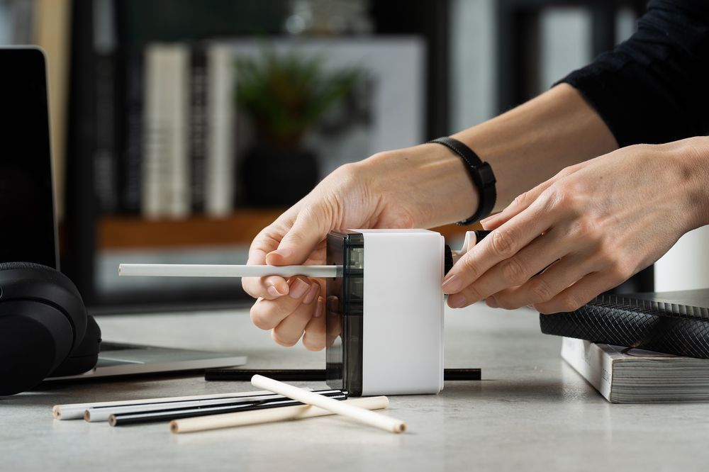 Карандаш незаточенный Draft Craft, белый арт.15169.60