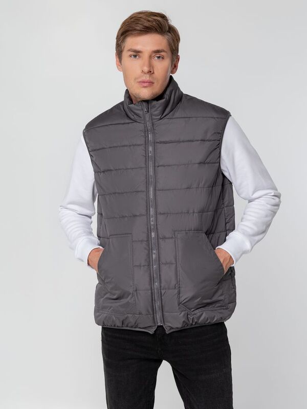 Жилет Leven, темно-серый (графит) арт.14116.10