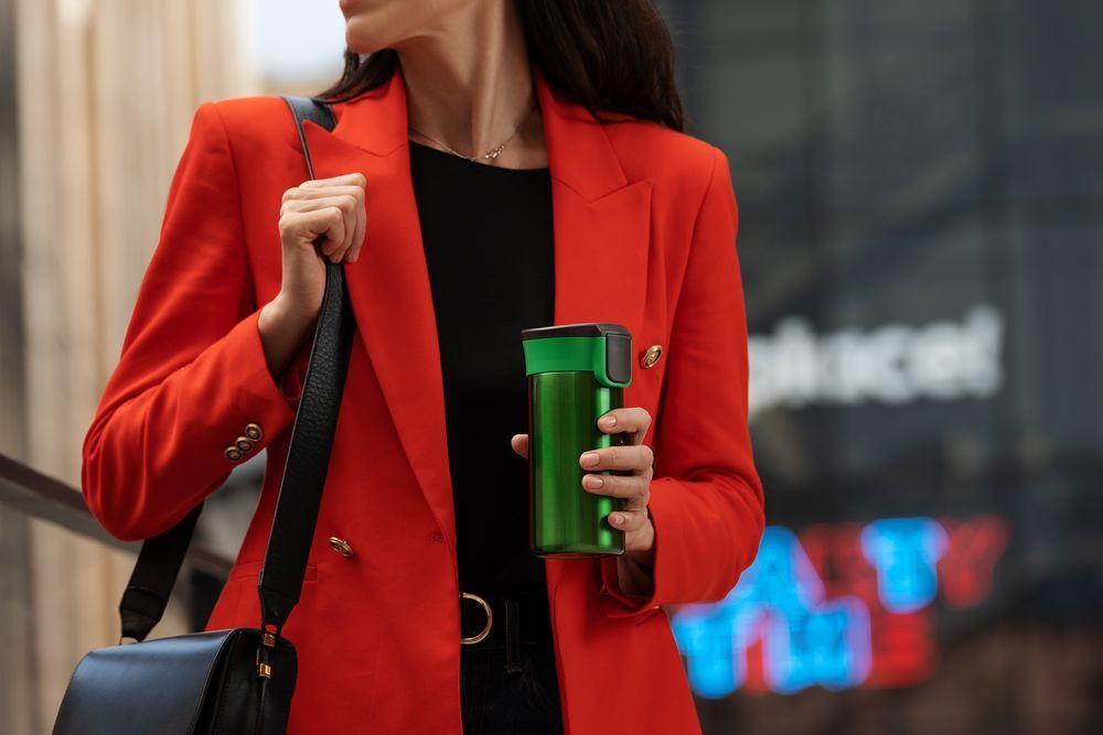 Термостакан Tralee, зеленый арт.6898.90