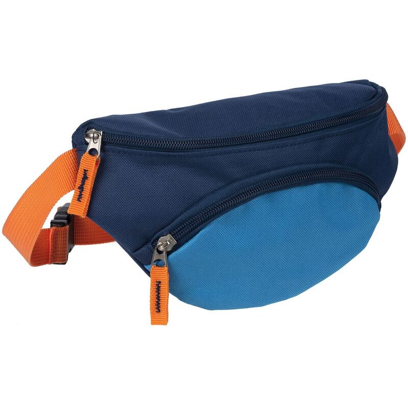 Поясная сумка детская Kiddo, синяя с голубым арт.16182.01