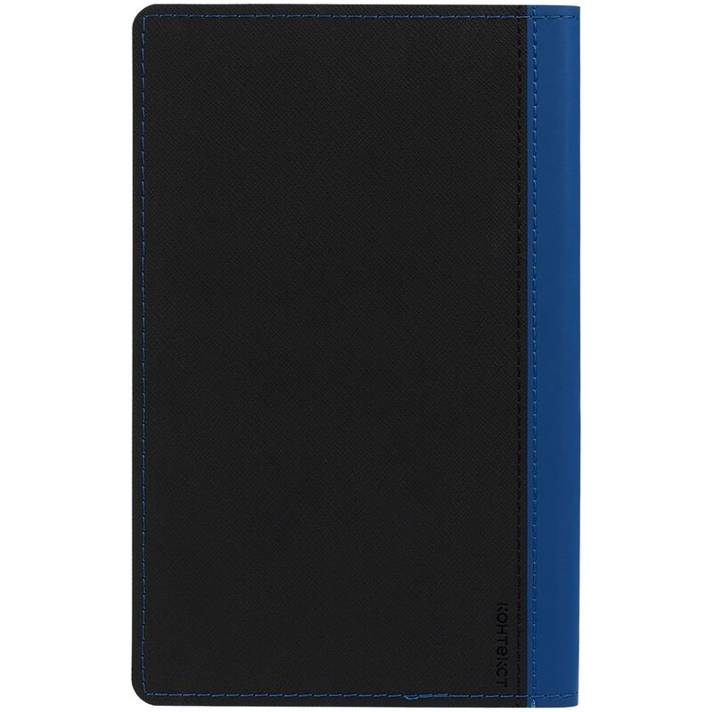 Ежедневник Nice Twice, недатированный, черный с синим арт.22041.43