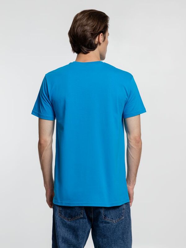 Футболка унисекс T-Bolka 160, бирюзовая арт.6140.42