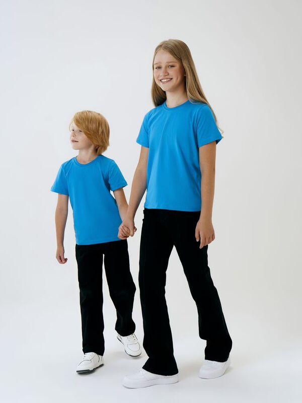 Футболка детская T-Bolka Kids, бирюзовая арт.2504.42