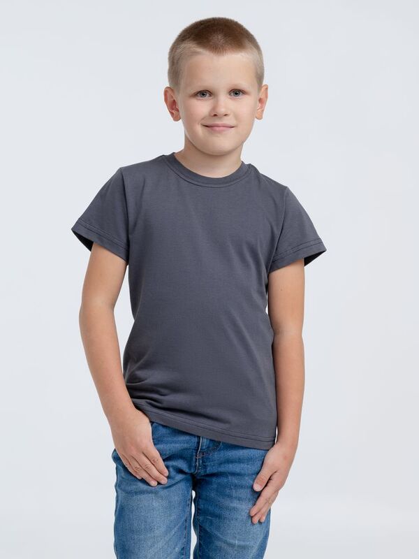 Футболка детская T-Bolka Kids, темно-серая (графит) арт.2504.10