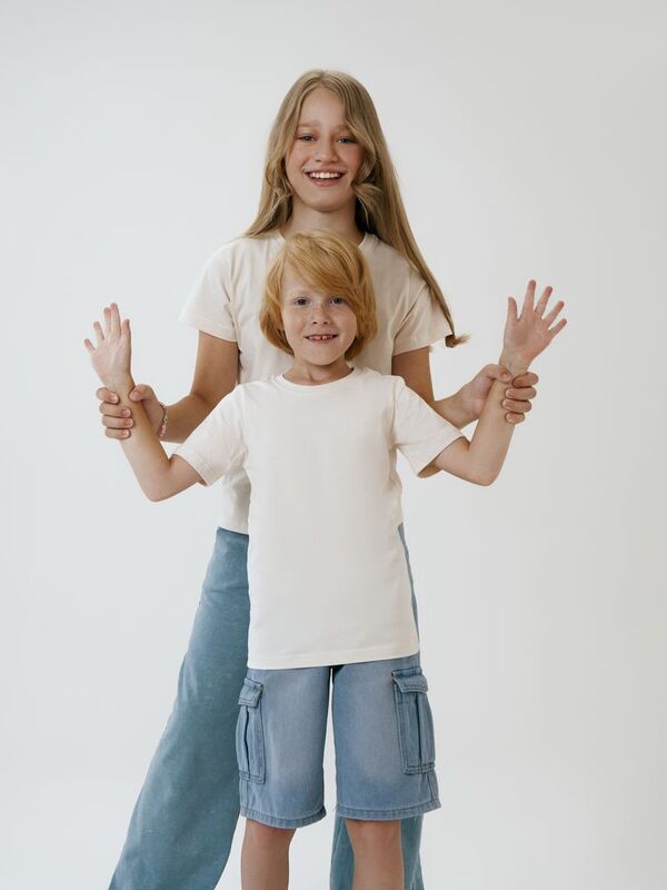 Футболка детская T-Bolka Kids, молочно-белая арт.2504.62