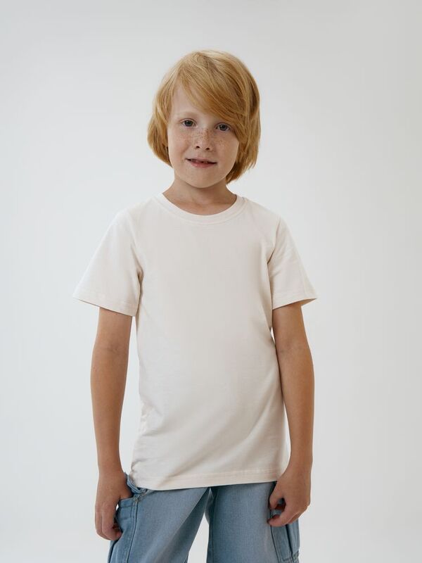 Футболка детская T-Bolka Kids, молочно-белая арт.2504.62