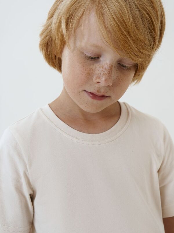 Футболка детская T-Bolka Kids, молочно-белая арт.2504.62