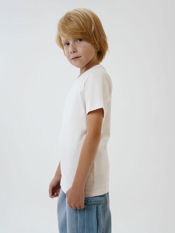 Футболка детская T-Bolka Kids, молочно-белая арт.2504.62