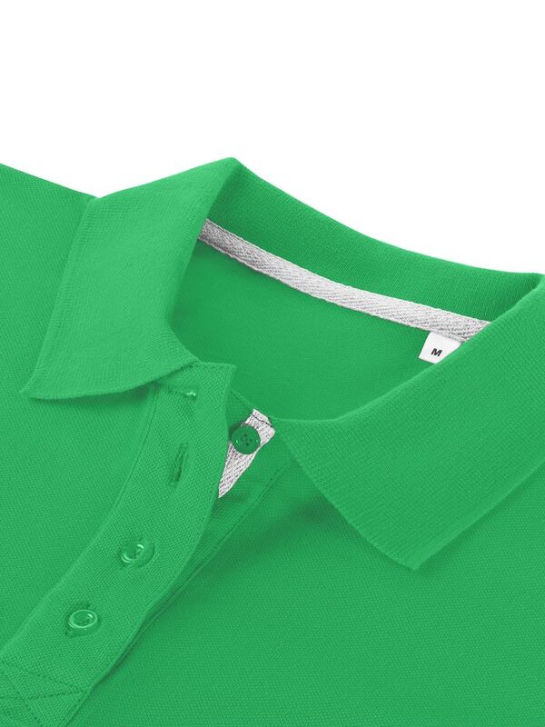 Рубашка поло женская Virma Premium Lady, зеленое яблоко арт.11146.94