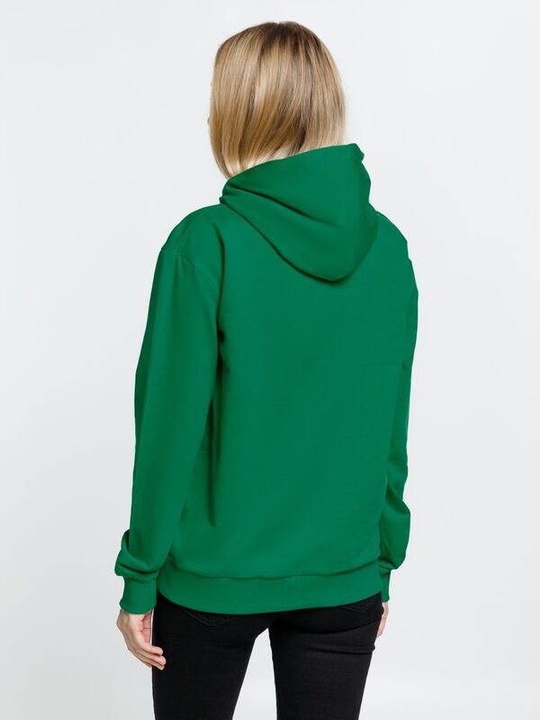 Толстовка с капюшоном Kirenga, зеленая арт.6894.92
