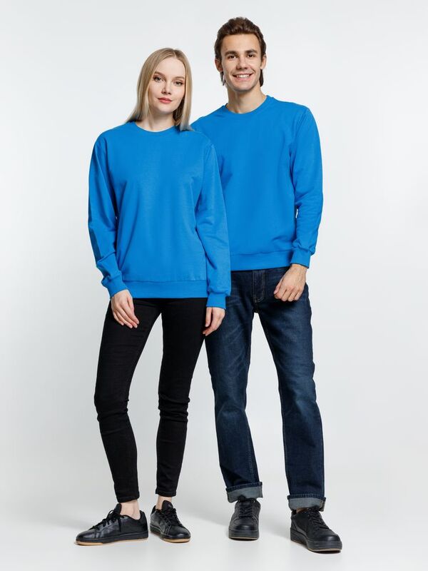 Толстовка Toima, бирюзовая арт.6896.14