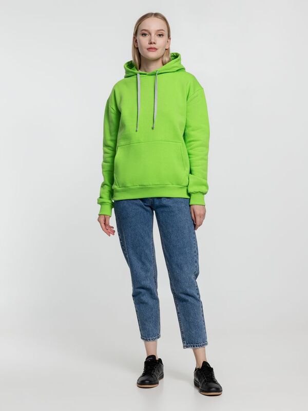 Толстовка с капюшоном Kirenga Heavy, зеленое яблоко арт.6926.94