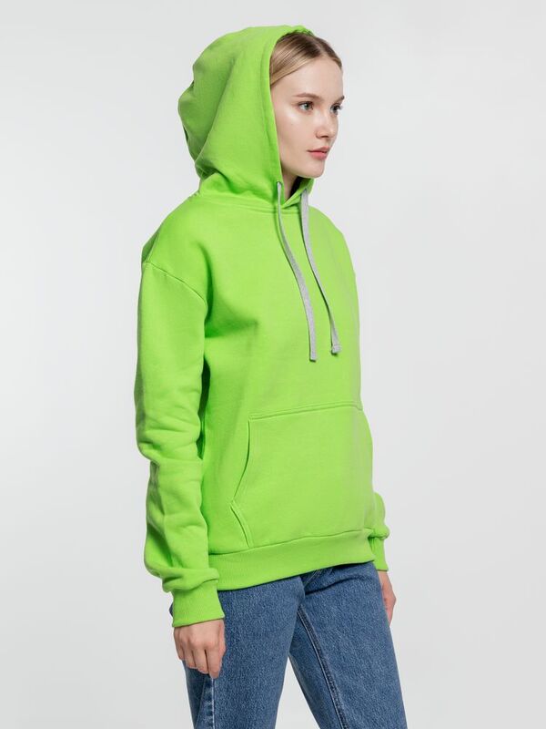 Толстовка с капюшоном Kirenga Heavy, зеленое яблоко арт.6926.94