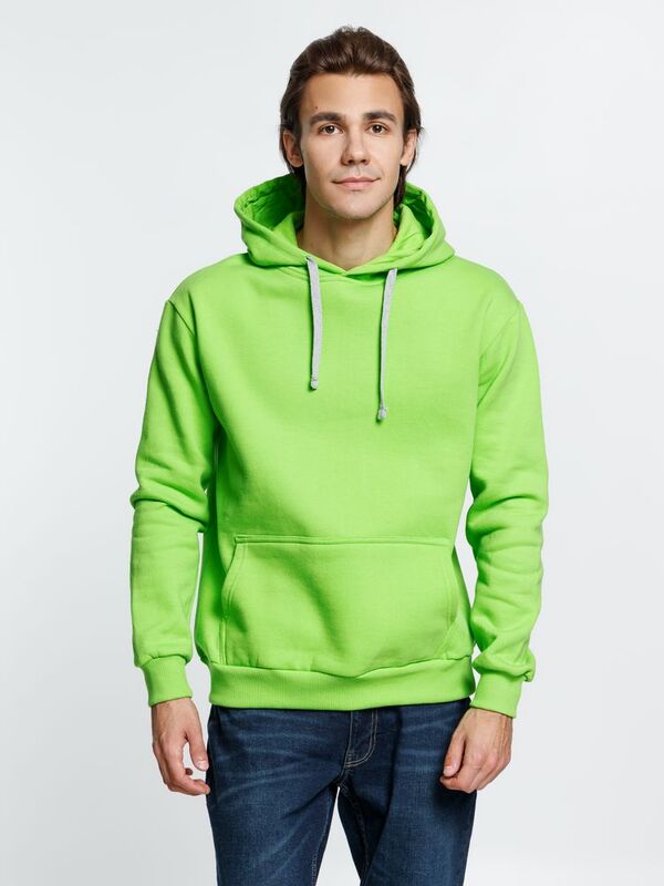 Толстовка с капюшоном Kirenga Heavy, зеленое яблоко арт.6926.94