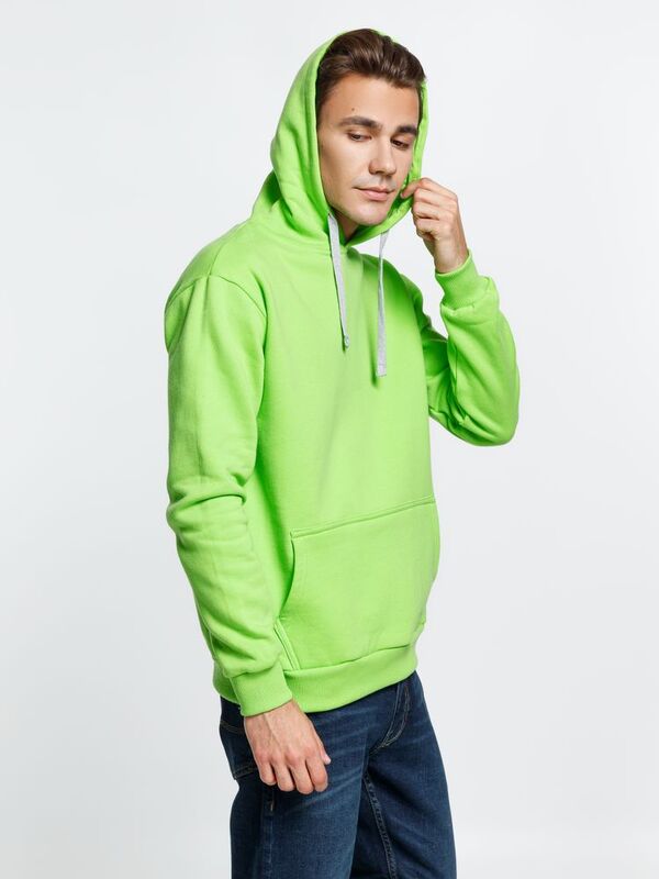 Толстовка с капюшоном Kirenga Heavy, зеленое яблоко арт.6926.94