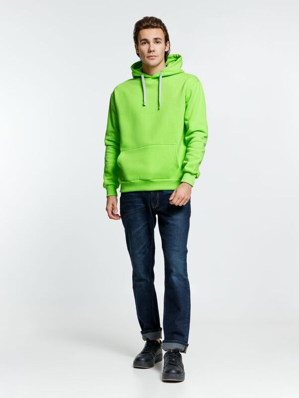 Толстовка с капюшоном Kirenga Heavy, зеленое яблоко арт.6926.94