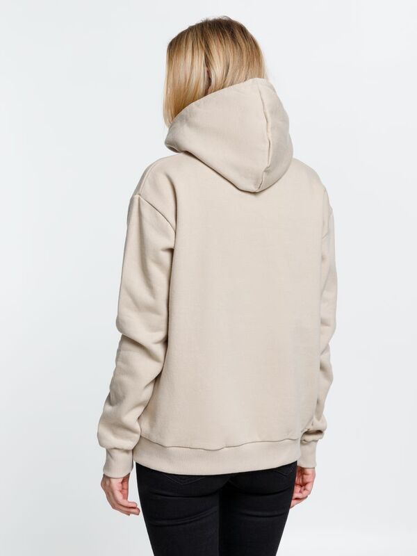 Толстовка с капюшоном Kirenga Heavy, бежевая арт.6926.12