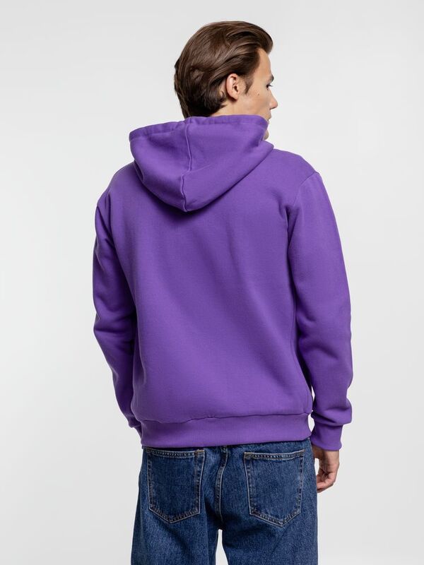 Толстовка на молнии с капюшоном Siverga Heavy, фиолетовая арт.6927.78