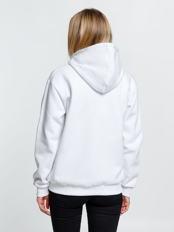 Толстовка на молнии с капюшоном Siverga Heavy, белая (белоснежная) арт.6927.61