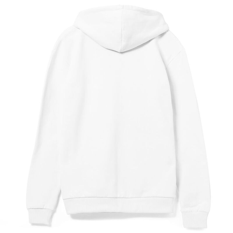 Толстовка на молнии с капюшоном Siverga Heavy, белая (белоснежная) арт.6927.61