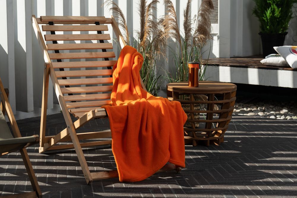 Плед Plush, оранжевый арт.14732.20