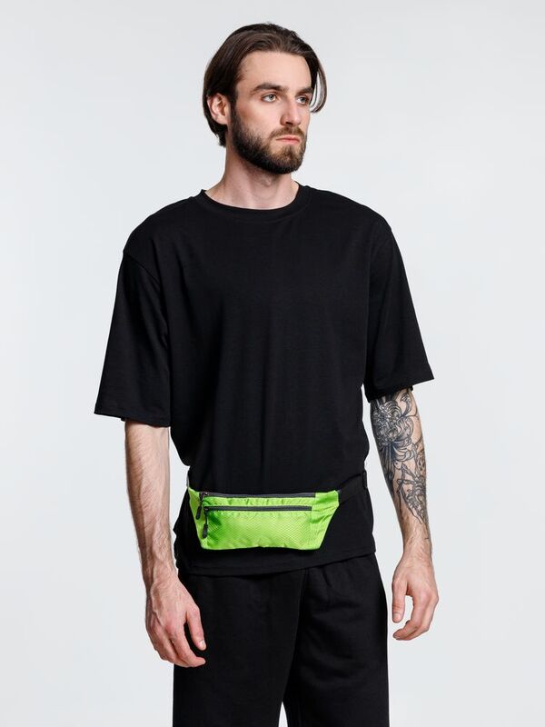 Спортивная поясная сумка Run for Fun, зеленое яблоко арт.15400.94