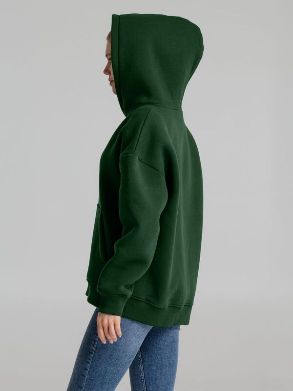 Худи Kulonga Oversize, темно-зеленое арт.14101.90