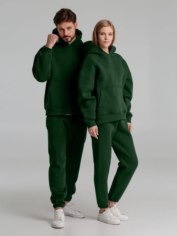 Худи Kulonga Oversize, темно-зеленое арт.14101.90