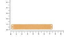 Лейбл кожаный Beta, XS, бежевый арт.15256.12