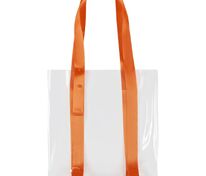 Шопер Clear Fest, прозрачный с оранжевыми ручками арт.15365.20