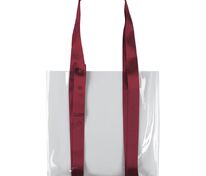 Шопер Clear Fest, прозрачный с красными ручками арт.15365.50