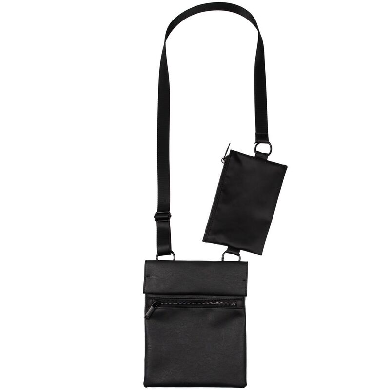 Сумка через плечо ringLink с отстегивающимся органайзером, черная арт.15370.30