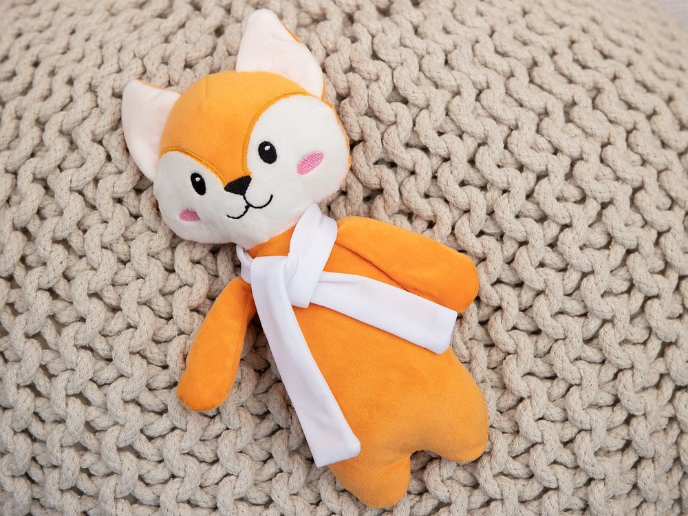 Мягкая игрушка Beastie Toys, лисенок с белым шарфом арт.22414.01