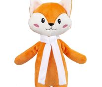 Мягкая игрушка Beastie Toys, лисенок с белым шарфом арт.22414.01