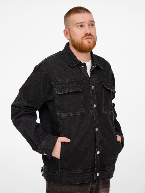 Куртка джинсовая O2, темно-синяя арт.15259.40