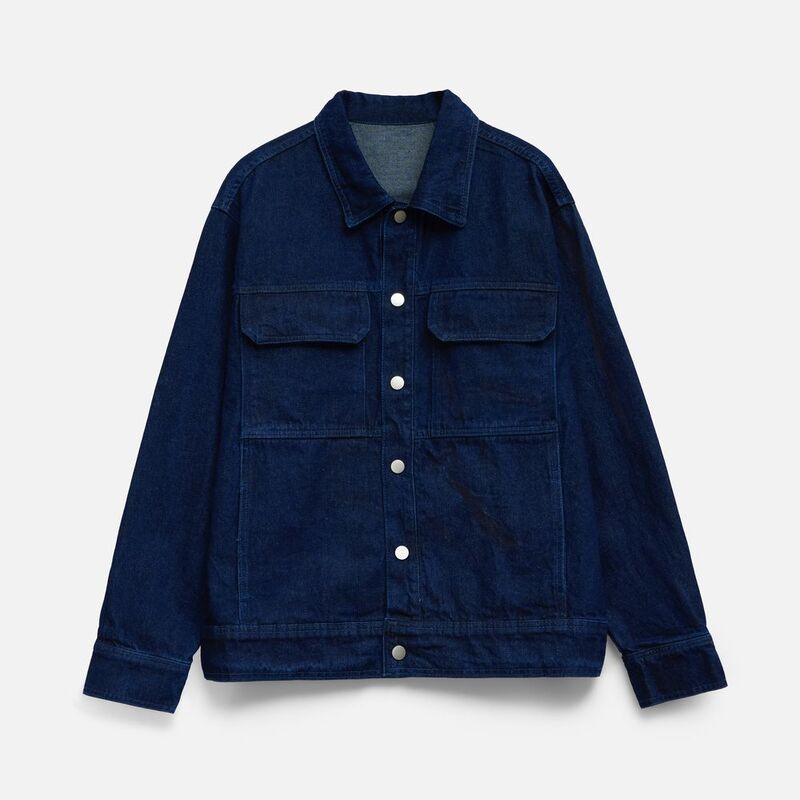 Куртка джинсовая O2, темно-синяя арт.15259.40